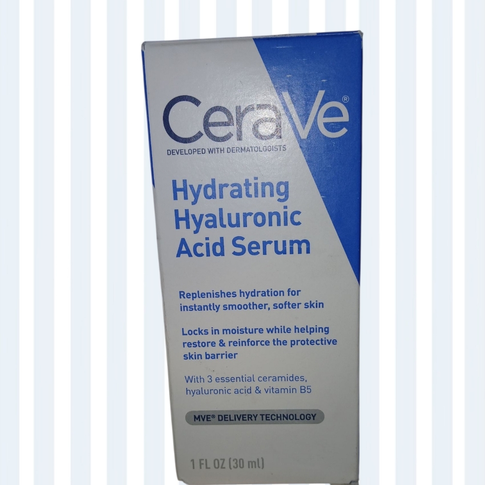 🌈 Cerave Hydrating Hyaluronic Acid Serum, 30 ml/1 Fl Oz